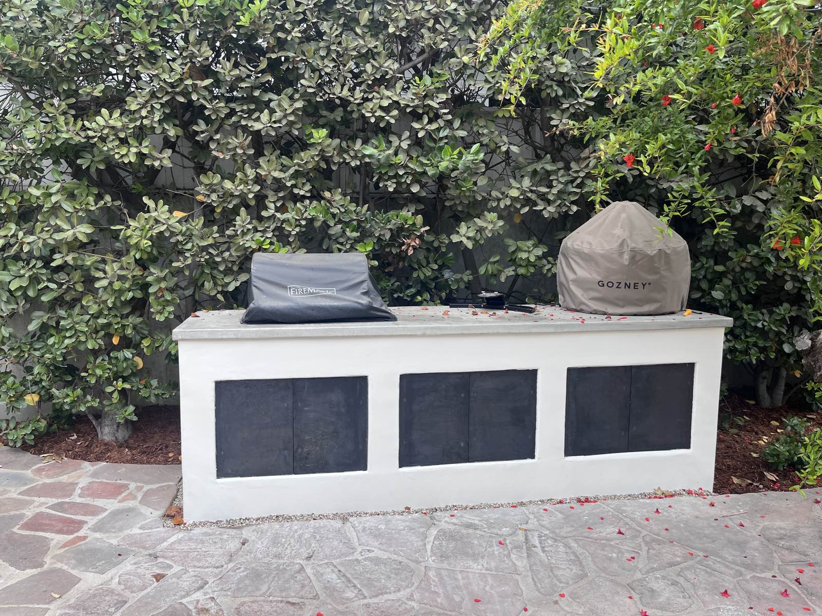 Outdoor BBQ feature in Venice